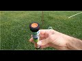 Claber 90006  4 0350 sprinkler test  presentation 