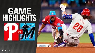 Phillies vs. Marlins Game Highlights (5/11/24) | MLB Highlights