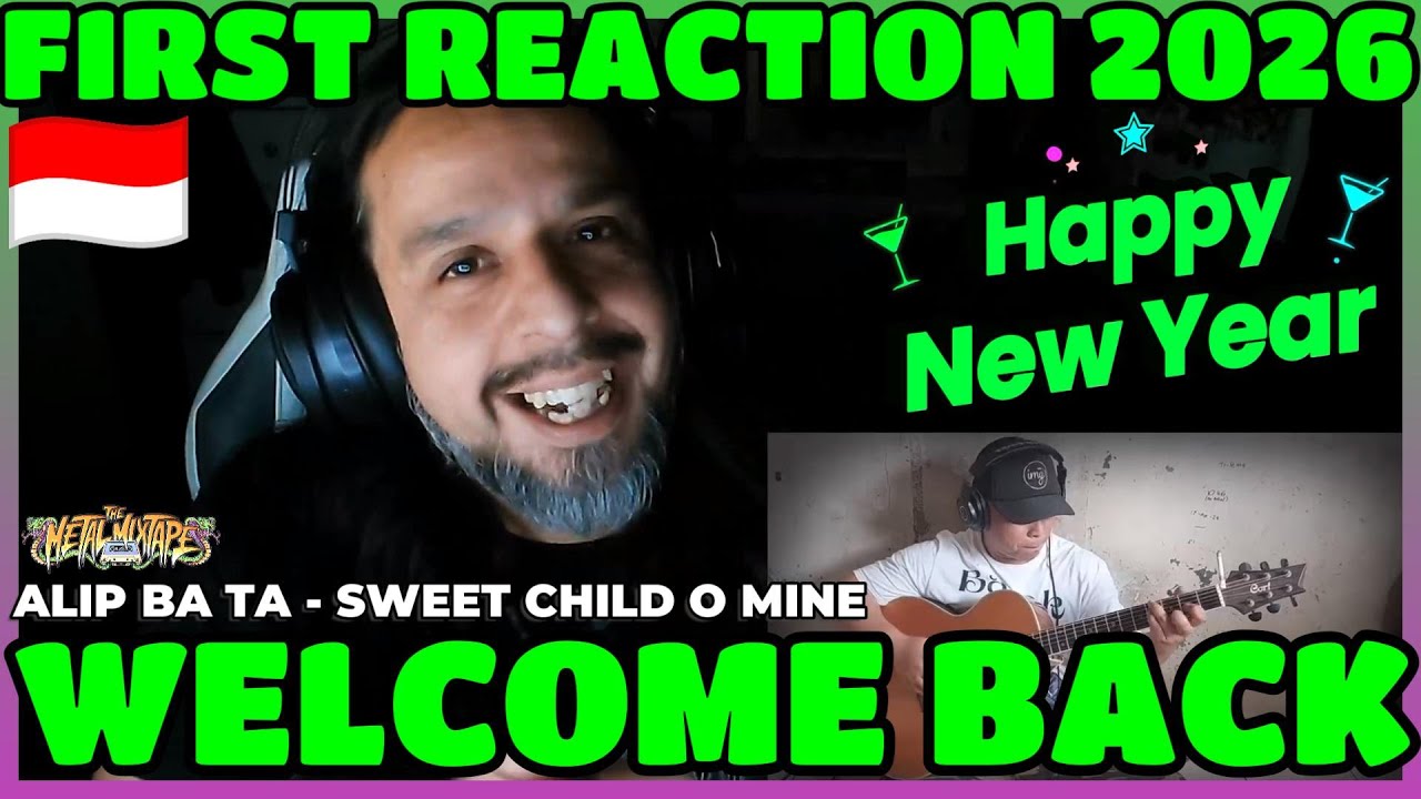 Sweet Child O Mine (Fingerstyle Cover) NEW! - WELCOME BACK! FIRST REACTION 2026 - Alip Ba Ta