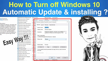 How to Disable/Turnoff windows Automatic Updates on Windows 10 ( 2018 )