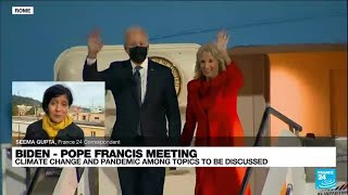 Biden - Pope Francis meeting: Climate change and pandemic among topics to be discussed