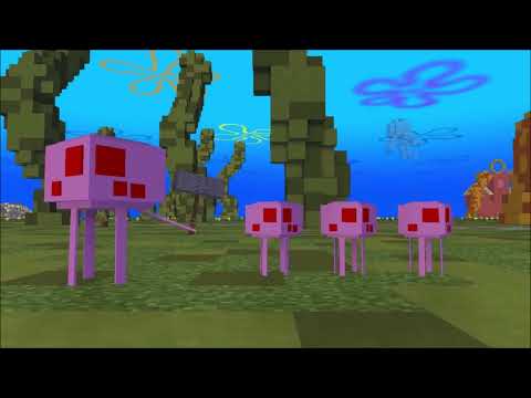 SpongeBob Jellyfishing Song (Cover) Minecraft Recreation