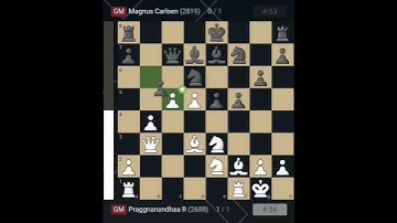 "Praggnanandhaa vs Magnus Carlsen 🔥 Freestyle Chess Battle!"#Praggnanandhaa #MagnusCarlsen #chess
