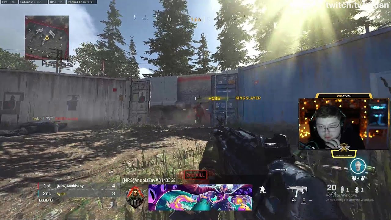 AYDAN PLAYS 1V1 WITH 1 HAND AGAINST SWEAT😅