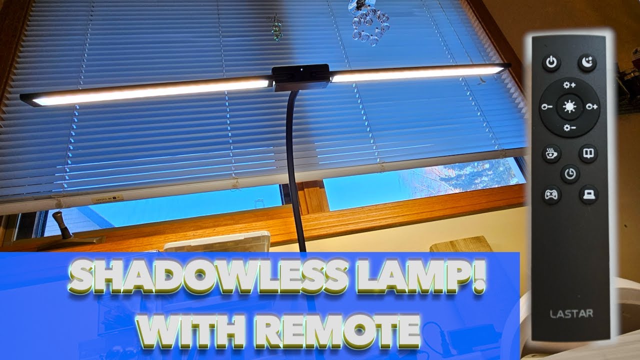 Unboxing Lastar Double Arms Shadowless Lamp for your work space YouTube