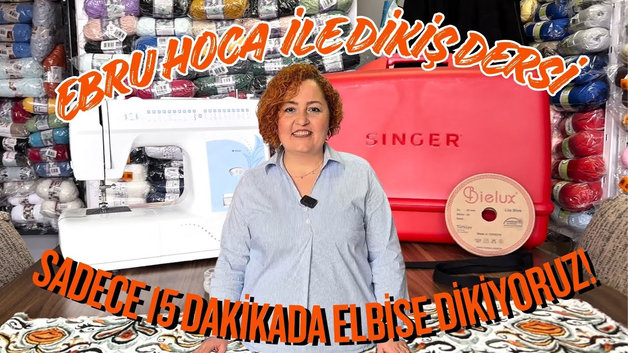 SADECE 15 DK'DA ELBİSE DİK! 👗 Hızlı ve Pratik Elbise Dikimi Dersi | Ebru Hoca İle Başla!