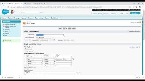 Salesforce List Views :  How to create list view in Salesforce
