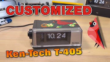 Customized Ken-Tech T-405 flip clock - How to fix the tile hold backs
