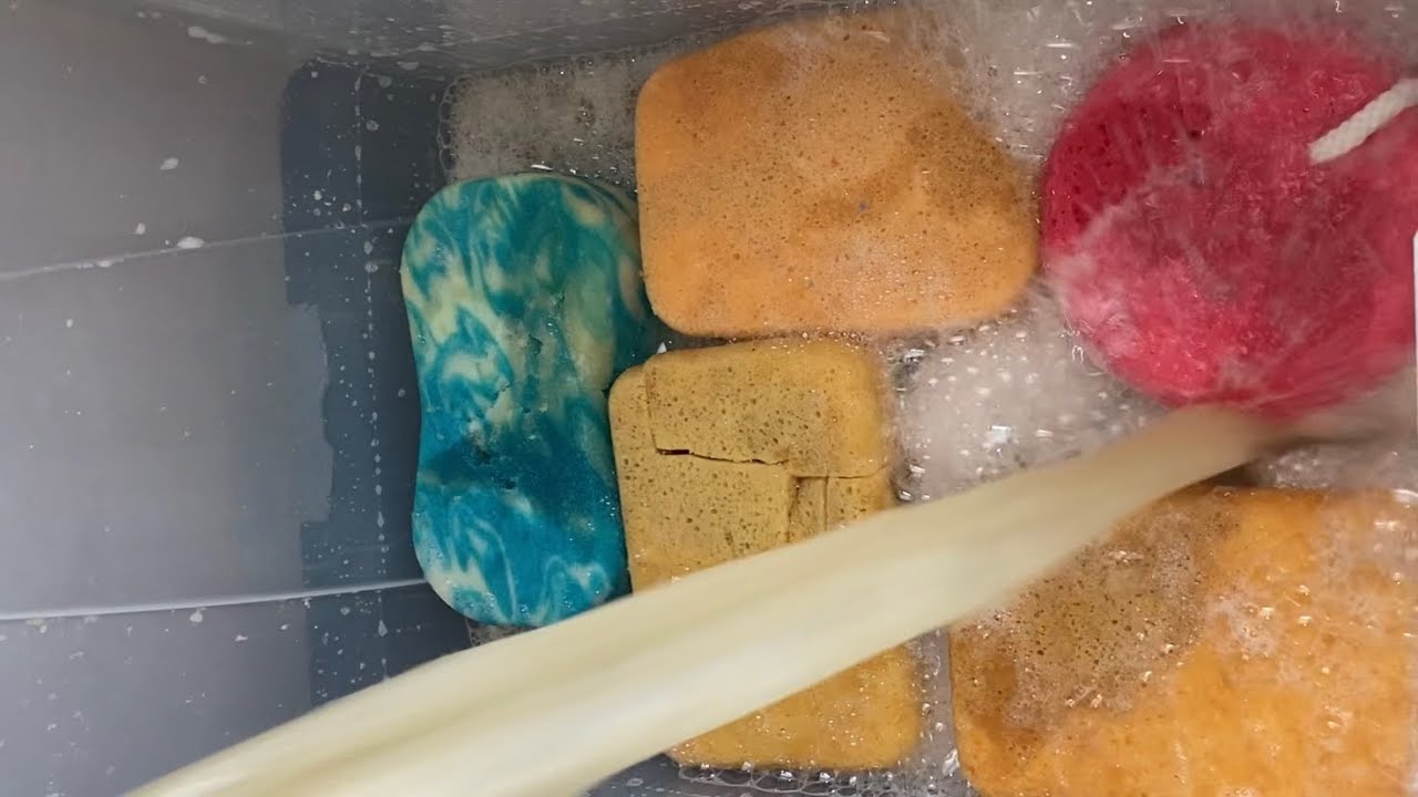 SUDSY PINALEN SQUEEZES😍 SPONGE ASMR