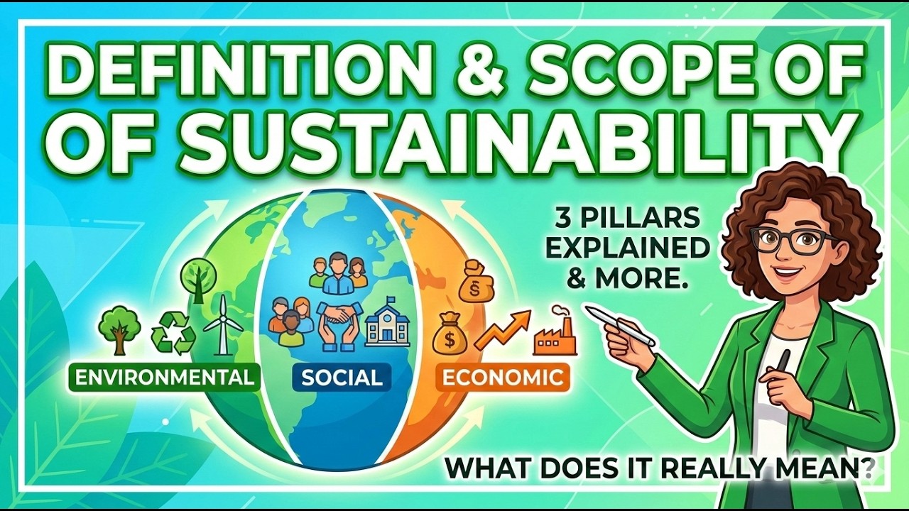 Definition and scope of sustainability