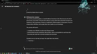 Doing Bedrock Dev with Ai as a Tool - Pros Cons - Minecraft Bedrock ChatGPT dev assistance live
