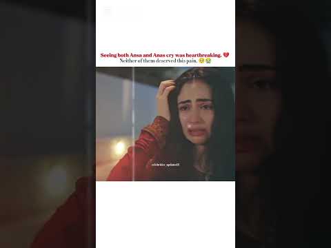 Seeing both Ansa and Anas cry was heartbreaking. 💔 #sanajaved #farhansaeed #trending #drama #sad