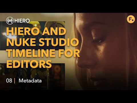 Hiero and Nuke Studio Timeline for Editors | Woking with Media - 08 Metadata