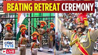 Beating Retreat Ceremony LIVE: Attari-Wagah Border 80th Independence Day Celebration | BSF | N18L