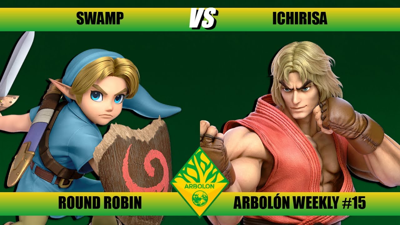 Arbolón Weekly #15 - RR - Swamp (Young Link, Inkling) vs Ichirisa (Roy, Ken)