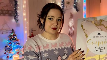 💗 ASMR ~ GlossyBox Christmas Advent Calendar Reveal ~ Huge Makeup & Beauty Products Haul 💗