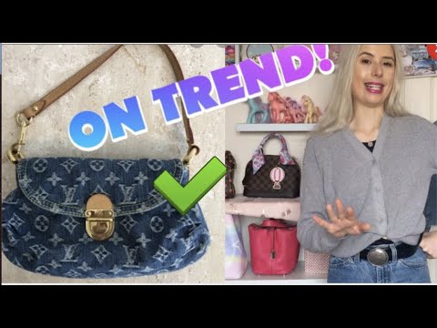 Louis Vuitton Mini Pleaty Monogram Denim Handbag