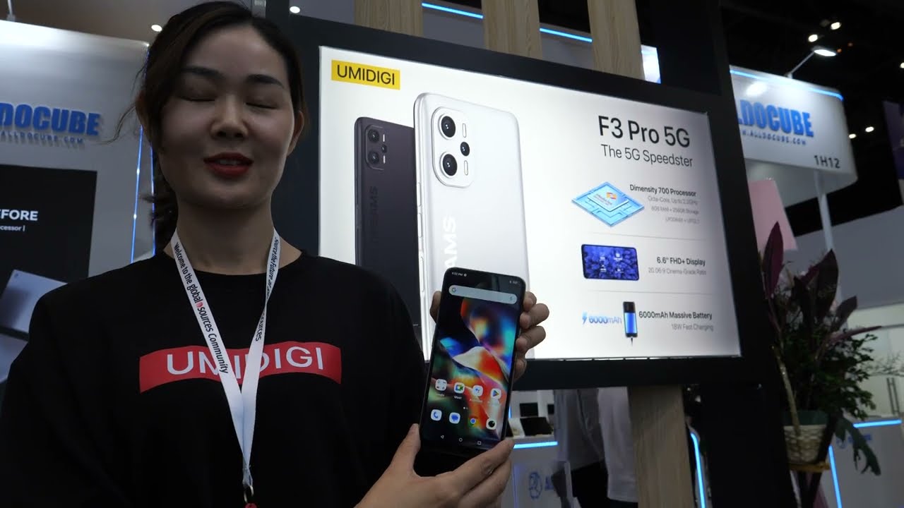 UMIDIGI F3 Pro 5G at HK fair - YouTube