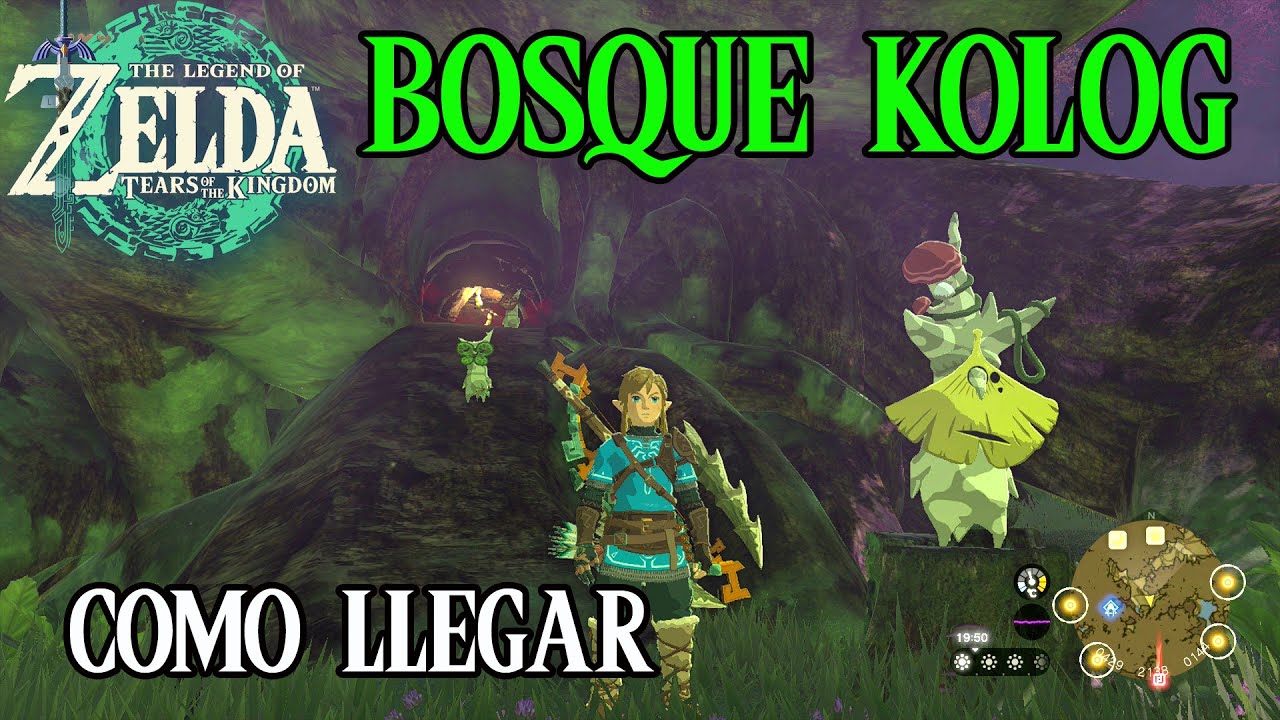 BOSQUE KOLOG ZELDA TOTK COMO ENTRAR LLEGAR ZELDA TEARS OF THE