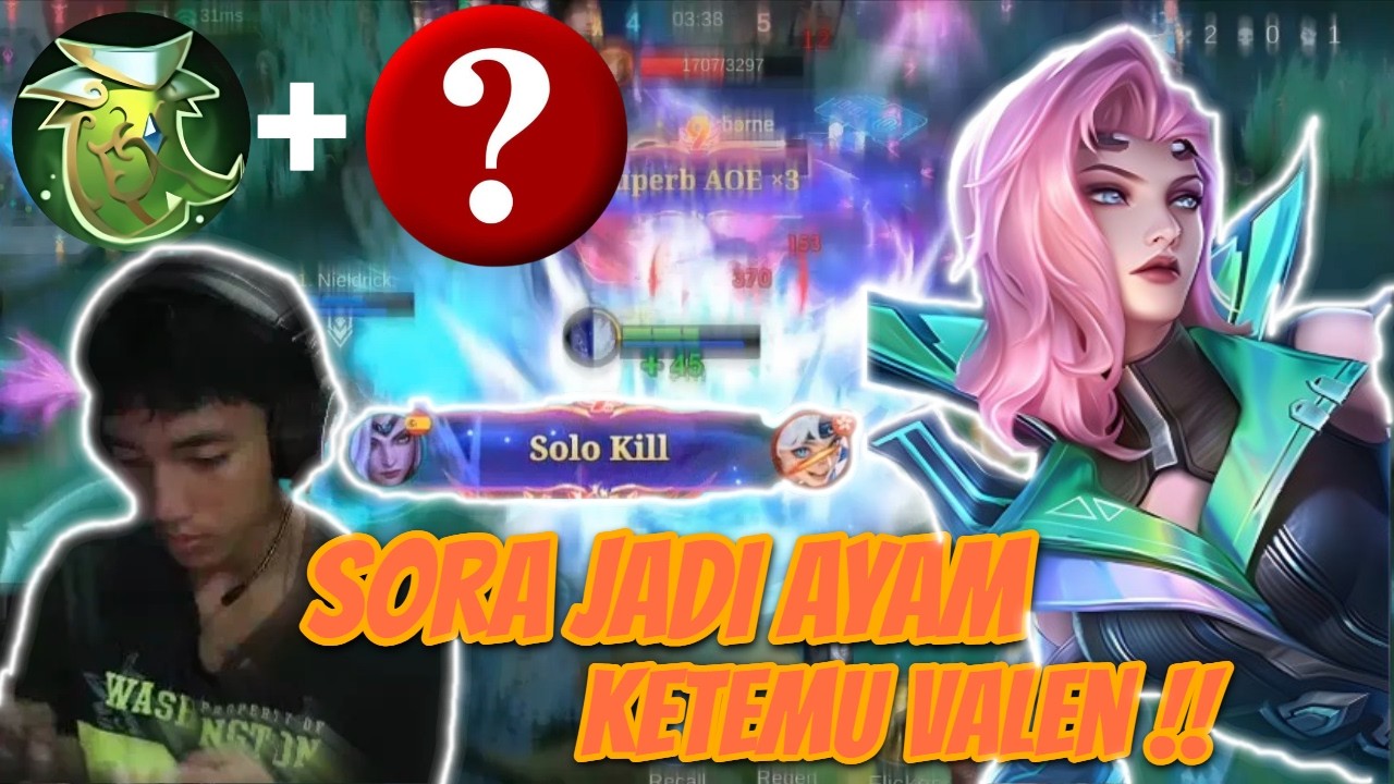 PAKE VALENTINA DEPAN SORA ?! UNLIMITED CD INI CORE ITEM NYA !! #mobilelegends #mlbb