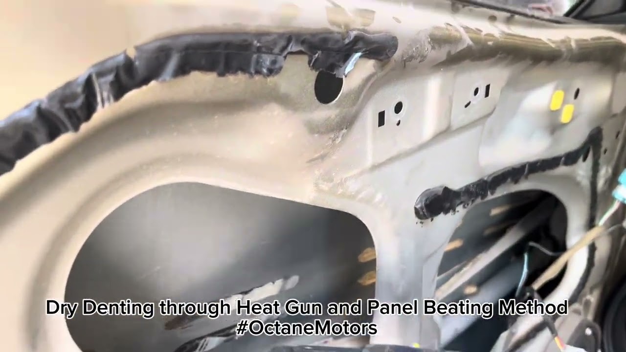 Dry denting Method through Heat Gun and Panel Beating | OctaneMotors
