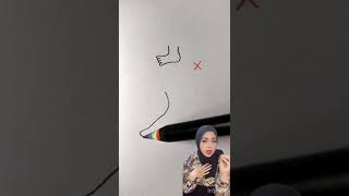 طريقة رسم القدم بطريقة صحيحة و محترفة👣