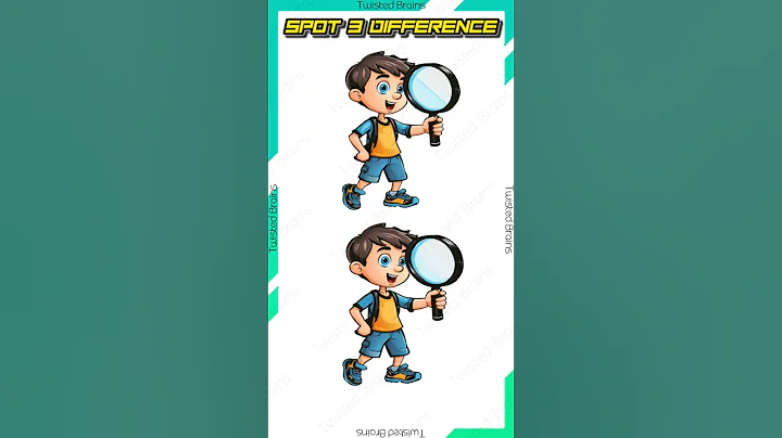 Spot the difference hard level | Find 3 differences No. 93 | #shorts  #ytshorts #findthedifference