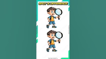 Spot the difference hard level | Find 3 differences No. 93 | #shorts  #ytshorts #findthedifference