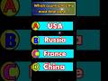 General knowledge। English Quiz video। #gk #quiz #usa #shortsviral