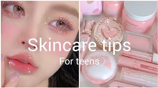 Beginner Skincare tips for teens |10-18 years old #skincare #tips #beautytips