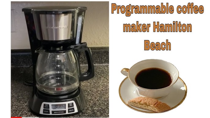 Hamilton Beach 12 Cup Programmable Coffee Maker Model 46292C