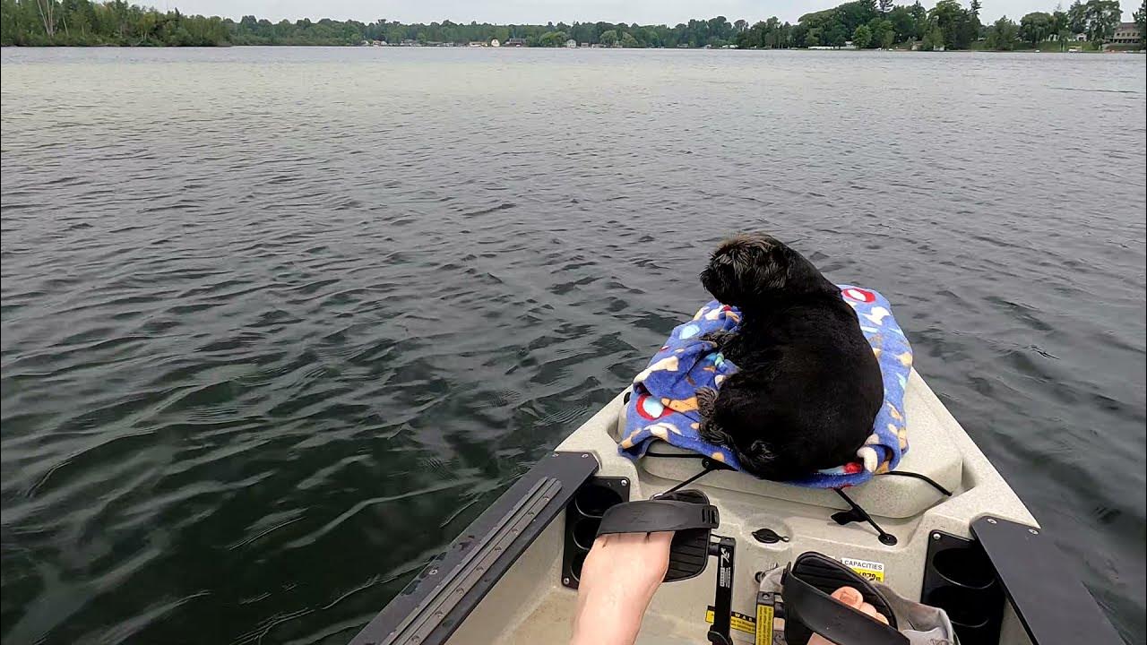 Kayak Maiden Voyage Lake West Branch, Michigan YouTube