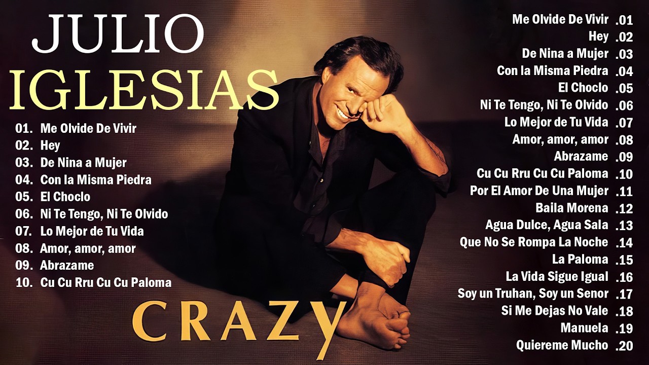 Julio Iglesias Grandes Exitos - Letra Supa Romantica - Las Mejores Canciones De Julio Iglesias
