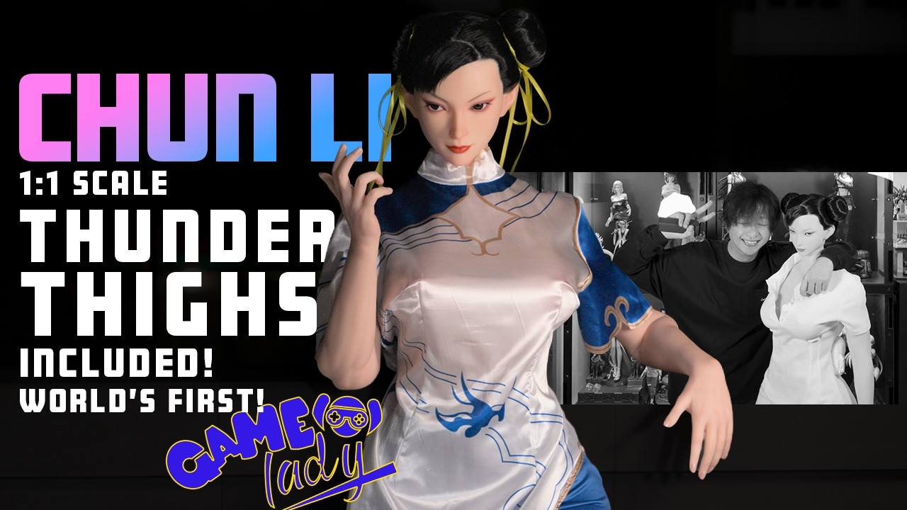 World's First 1:1 Thunder Thighs & Muscular Body! Chun Li Gamelady Unboxing  and Review #gamelady