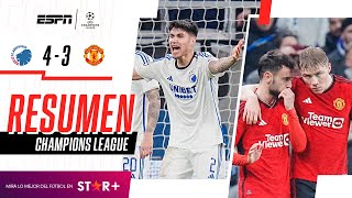 Thumbnail for ¡PARTIDAZO HISTÓRICO Y DERROTA DEL UNITED EN DINAMARCA! | Copenhague 4-3 Man. Utd. | RESUMEN