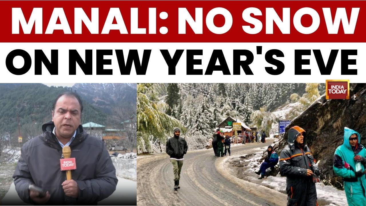 Manali Weather Update: Dry Spell Continues on New Year's Eve; Tourists Miss White New Year