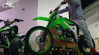 125ccm KXD Pitbike FIRST START Erster mal Starten #Shorts