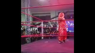 Watch full rakhi sawant wwe video very funny