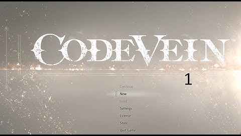 Learning the basics - Code Vein part 1