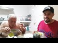 Comiendo con mi papá 🖤🖤🙏🏻