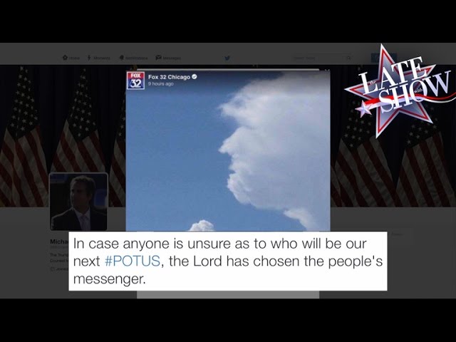 Does This Trump-Shaped Cloud Predict a Republican Win in November?