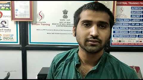 Neeraj Trained & Placed by Sofcon Noida | Industrial Automation Training
