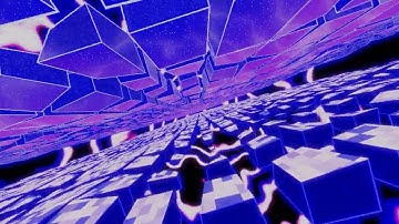 Abstract Morphing Cubes Spiral Loop