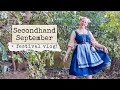 Festival outfit lookbook  festival vlog  secondhand september