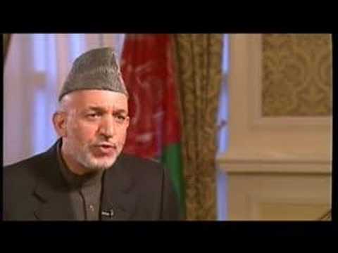 حديث مع الجزيرة - حامد كرزاي - 25 سبتمبر 2007 - الجزء الأول