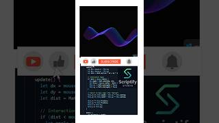 Mesmerizing 3D Wave Animation 🤯 | HTML Canvas #shorts #htmlcssjavascript #coding #webdevelopment