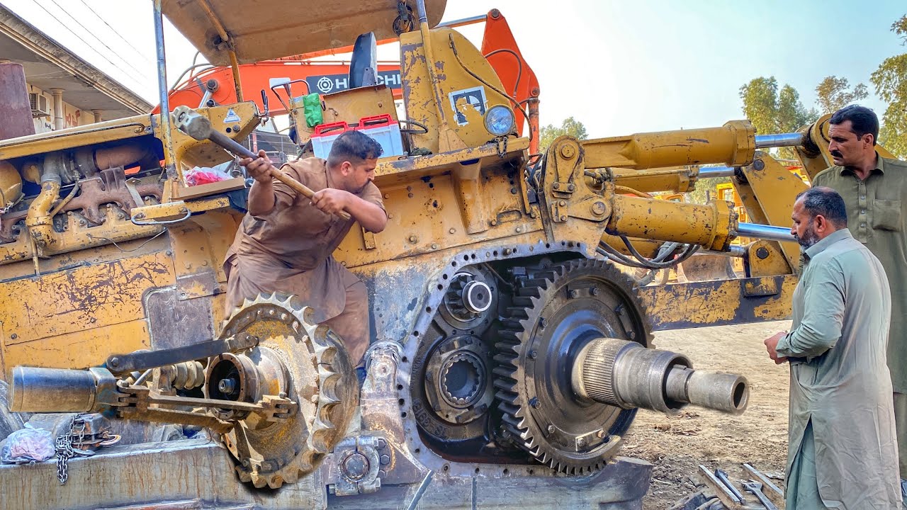 How to Caterpillar BullDozar Final Drive Assembling \\ Dozer D8K Final