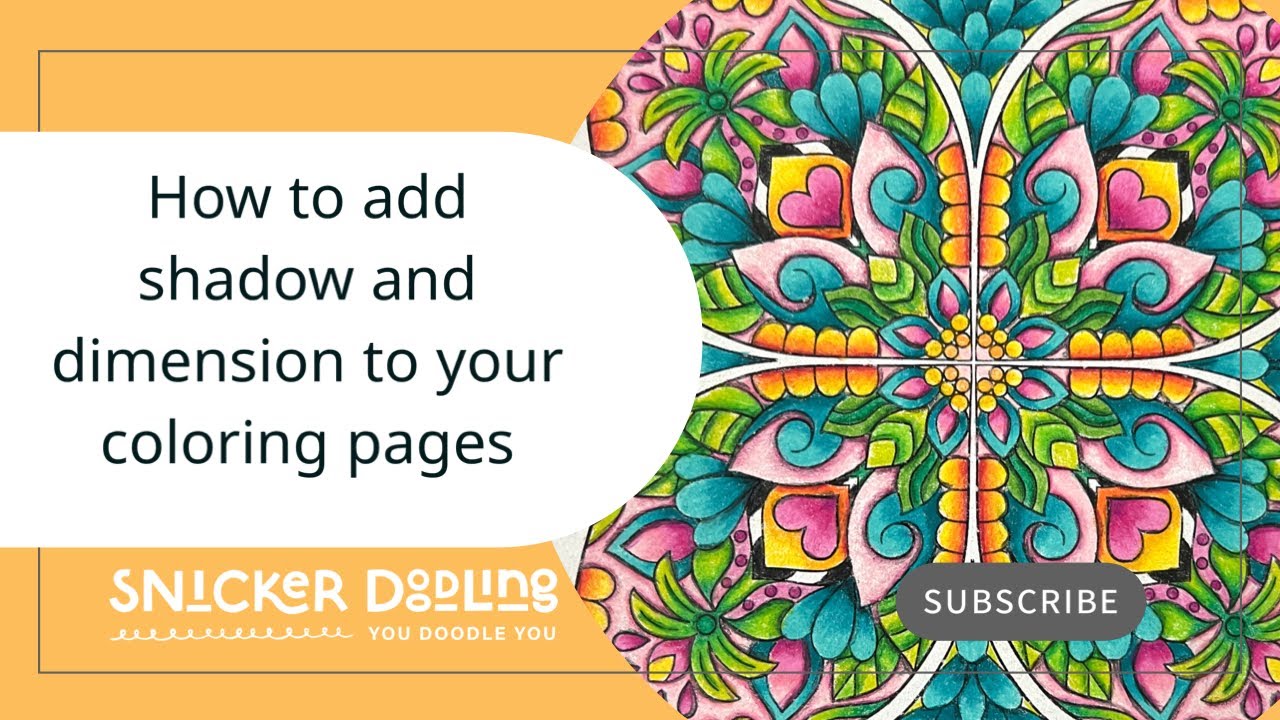Discover the Magic: Bring Your Coloring Pages to Life with 3-D Shadows