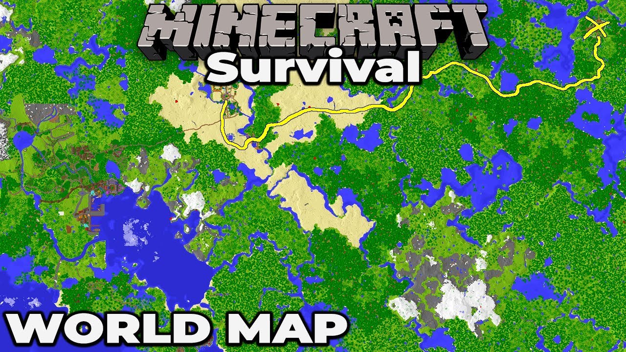 Building A World Map Minecraft 1 14 Survival Let S Play Building With Fwhip S2 Youtube