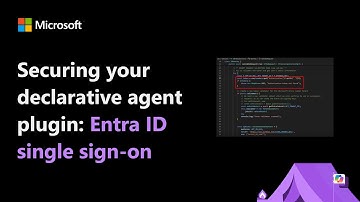 Securing your declarative agent plugin: Entra ID single sign-on (Part 2)